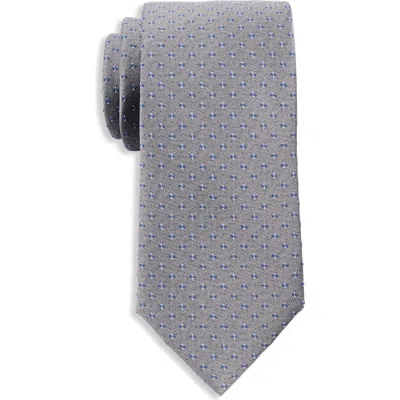 Michael Kors Big & Tall Alonso Neat Patterned Tie In Gray