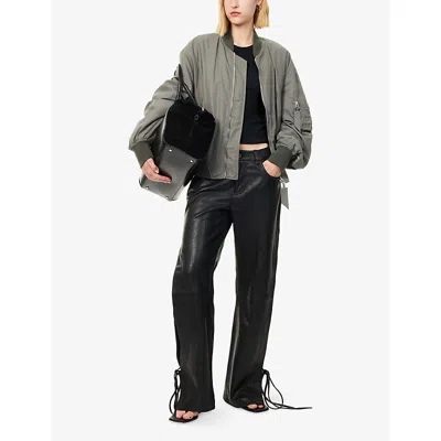 Attico Bomber ''anja'' Grey In Gray