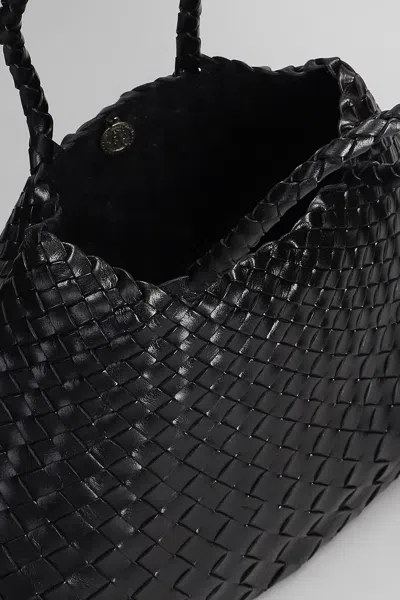 Dragon Diffusion Big Santa Croce Leather Tote Bag In Black