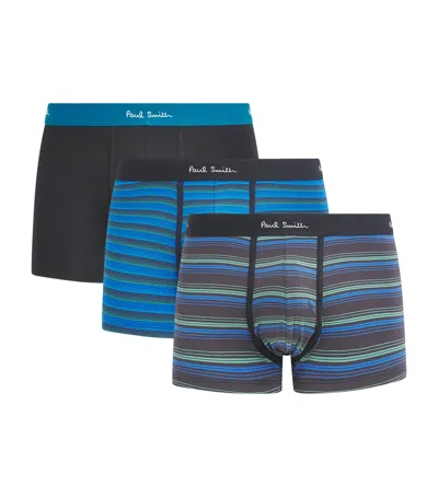 Paul Smith Mixed Boxer Briefs In Blue