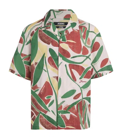 Jacquemus La Chemise Fonccio Cotton Shirt In Neutral