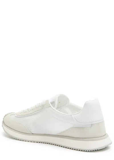 Dolce & Gabbana Calfskin Strobel Portofino Light Sneakers In White