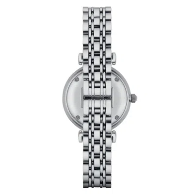 Armani Collezioni Armani Silver Stainless Steel Women's Watch In Silver