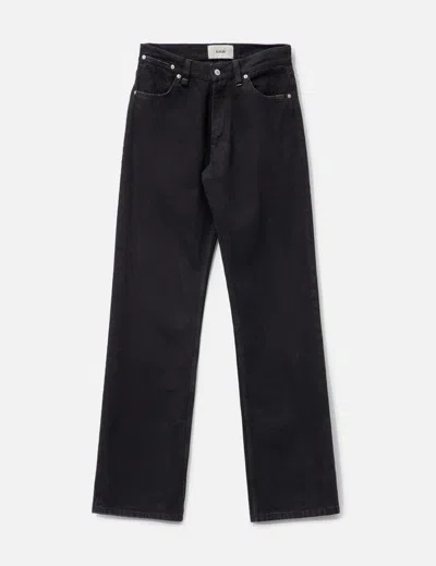 O. Files Dad Denim Jeans In Black
