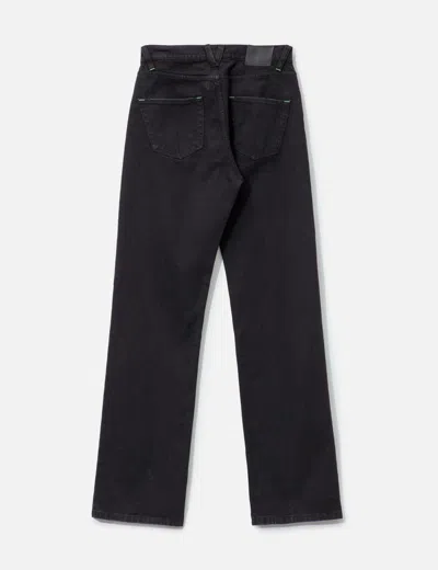 O. Files Dad Denim Jeans In Black