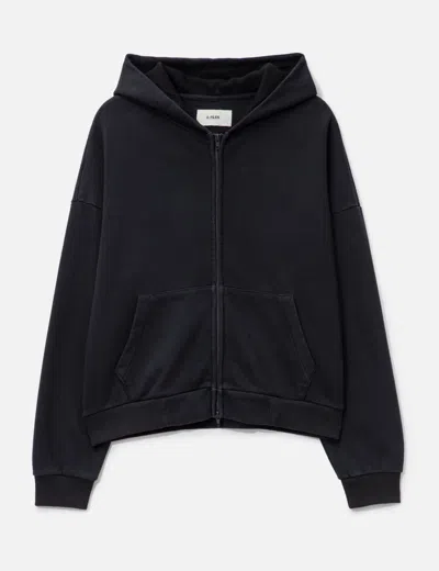 O. Files Origami Seam Hoodie In Black