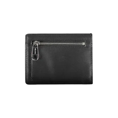 Calvin Klein Black Polyethylene Men Men's Wallet In Black