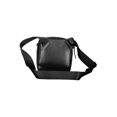 Calvin Klein Black Polyethylene Men Shoulder Men's Bag