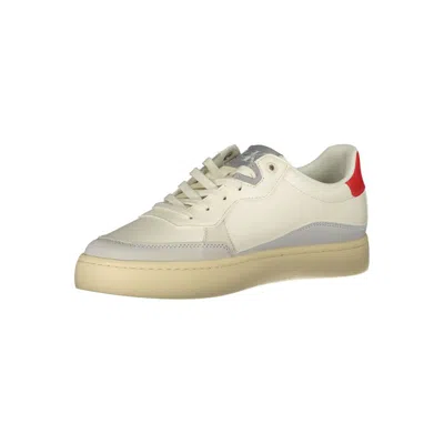 Calvin Klein White Polyester Sneaker In White