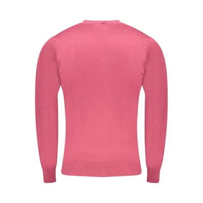 Cavalli Class Red Viscose Men Sweater In Pink