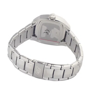 Chronotech Silver Stainless Steel Men's Watch In Silver
