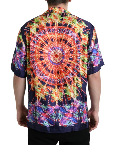 Dolce & Gabbana Kaleidoscope Print Short-sleeve Shirt In Multi