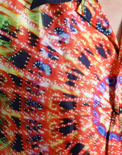 Dolce & Gabbana Kaleidoscope Print Short-sleeve Shirt In Multi