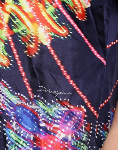 Dolce & Gabbana Kaleidoscope Print Short-sleeve Shirt In Multi