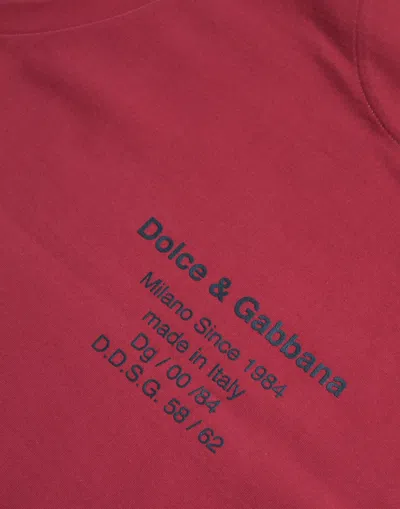 Dolce & Gabbana Red Leopard Print Sleeveless Tank T-shirt In Red