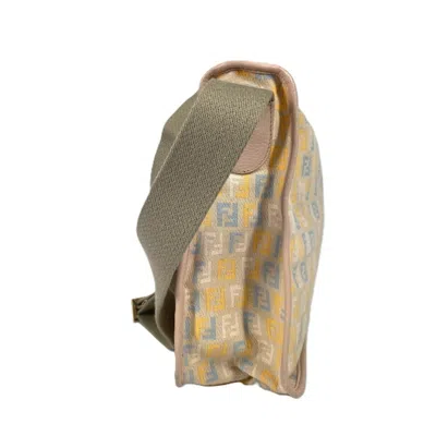 Pre-owned Fendi Multi-color Canvas Leather Shoulder Bag ()