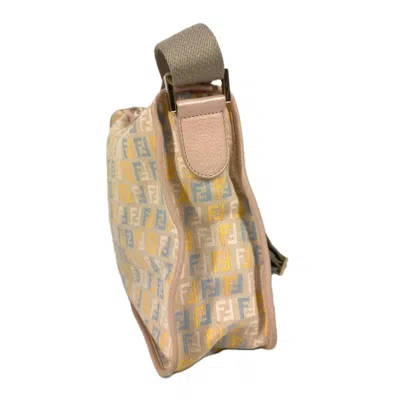 Pre-owned Fendi Multi-color Canvas Leather Shoulder Bag ()