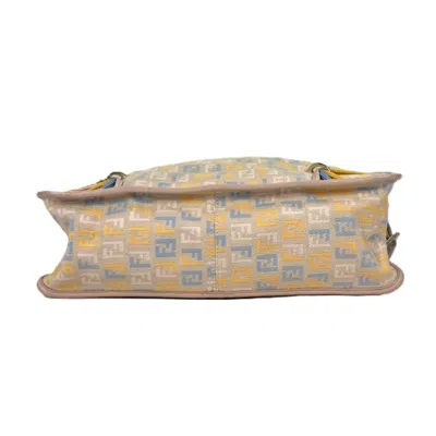 Pre-owned Fendi Multi-color Canvas Leather Shoulder Bag ()