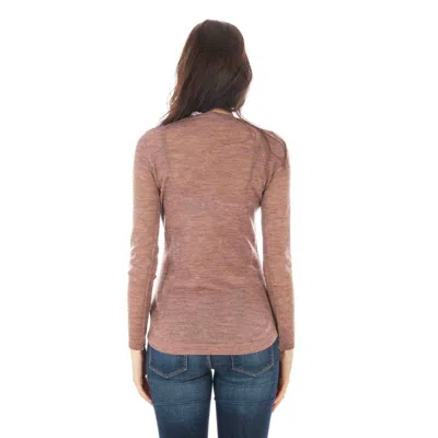Fred Perry Pink Wool Sweater In Brown