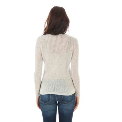 Fred Perry White Wool Sweater In Neutral