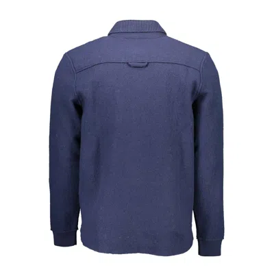 Gant Blue Wool Men Sweater In Blue
