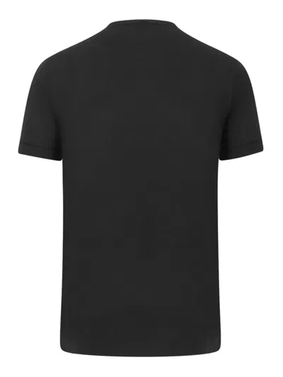Giorgio Armani Viscose Jersey T-shirt In Black