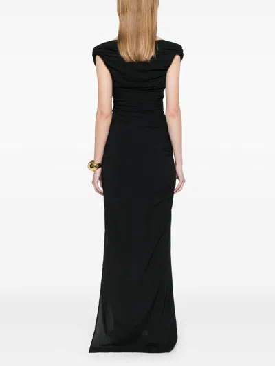 Jacquemus La Robe Rita Longue Gown In Black