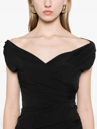 Jacquemus La Robe Rita Longue Gown In Black