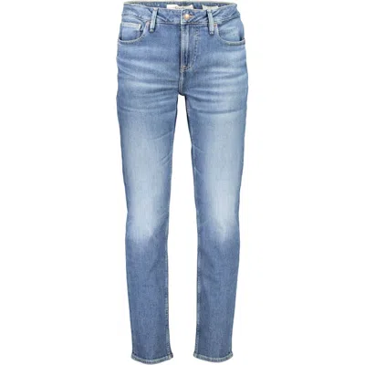 Guess Jeans Blue Cotton Jeans & Pant In Blue