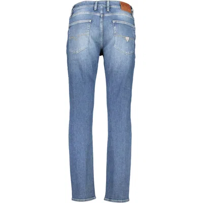 Guess Jeans Blue Cotton Jeans & Pant In Blue