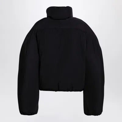Jacquemus Women's Black La Doudoune Courte Caraco Bomber Jacket In Black