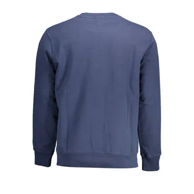 Levi's Chic Blue Cotton Sweatshirt For Men In Blue