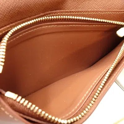 Pre-owned Louis Vuitton Brown Canvas Long Wallet (bi-fold) ()