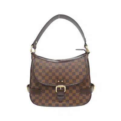 Pre-owned Louis Vuitton Brown Ebene Coated Canvas Shoulder Bag ()