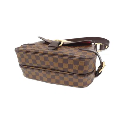 Pre-owned Louis Vuitton Brown Ebene Coated Canvas Shoulder Bag ()