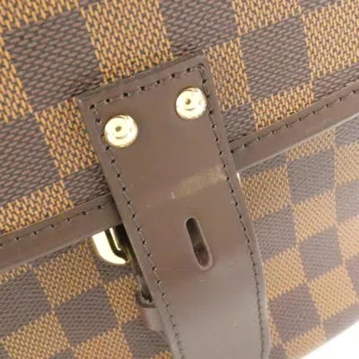 Pre-owned Louis Vuitton Brown Ebene Coated Canvas Shoulder Bag ()