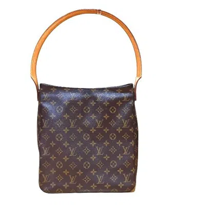 Pre-owned Louis Vuitton Brown Monogram Canvas Shoulder Bag ()