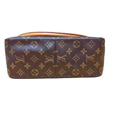 Pre-owned Louis Vuitton Brown Monogram Canvas Shoulder Bag ()