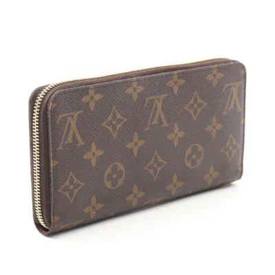 Pre-owned Louis Vuitton Monogram Brown Coated Canvas Monogram Pvc Long Wallet (bi-fold) ()