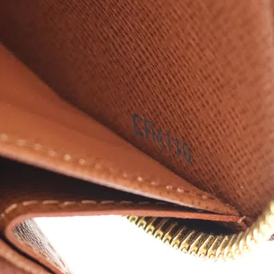 Pre-owned Louis Vuitton Monogram Brown Coated Canvas Monogram Pvc Long Wallet (bi-fold) ()
