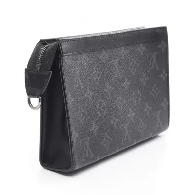 Pre-owned Louis Vuitton Monogram Eclipse Black Gray Monogram Eclipse Shoulder Bag ()