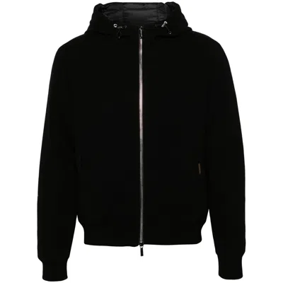 Moorer Long Sleeve Casual Jacket In Black