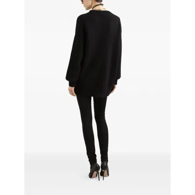Dolce & Gabbana Elastic Waist Leggings In Black