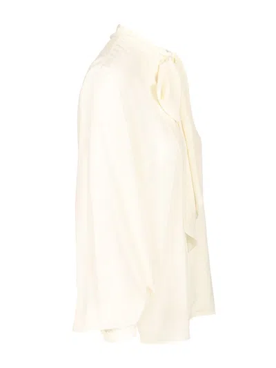P.a.r.o.s.h Blusa Con Maniche A Sbuffo Shirts Beige In Yellow