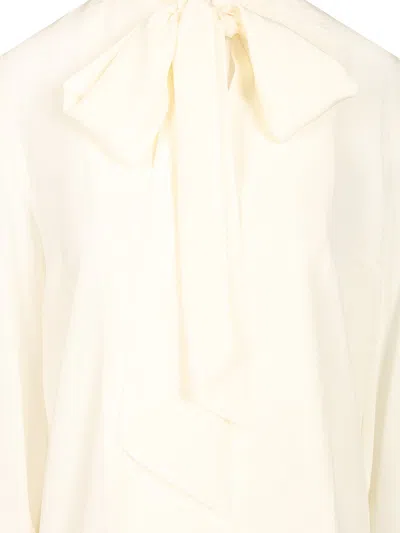 P.a.r.o.s.h Blusa Con Maniche A Sbuffo Shirts Beige In Yellow