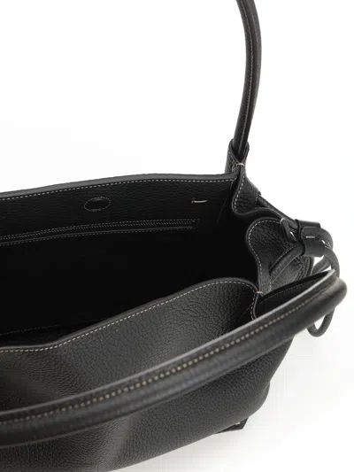 Tod's Buz Sacca Media Handbags Black