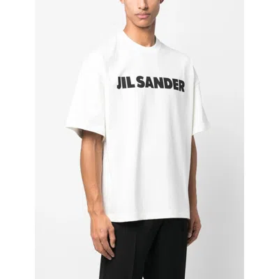 Jil Sander Crewneck Short Sleeves T-shirt In White
