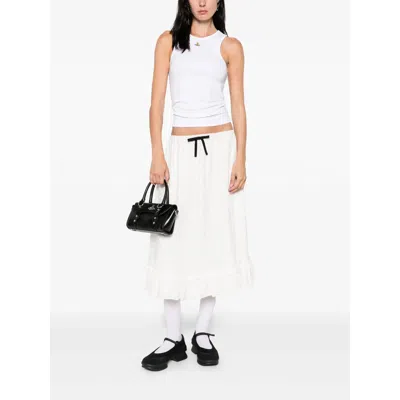 Vivienne Westwood Sleeveless Top Ribbed Texture In White