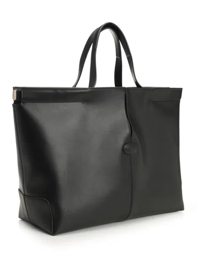 Tod's Dbm Shopping Media Handbags Black