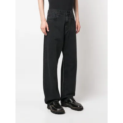 Carhartt Loose-fit Cotton Denim In Black